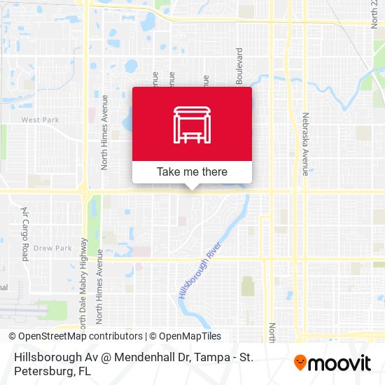 Hillsborough Av @ Mendenhall Dr map