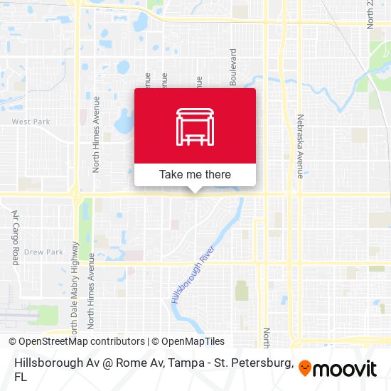 Hillsborough Av @ Rome Av map