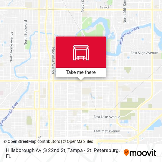 Hillsborough Av @ 22nd St map