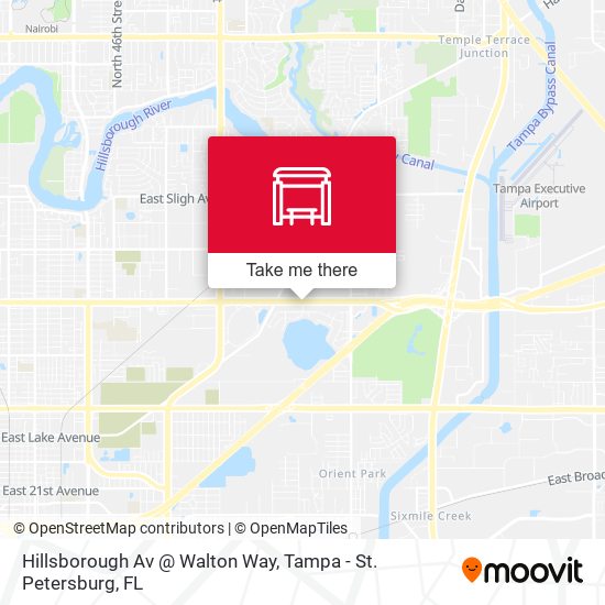 Hillsborough Av @ Walton Way map