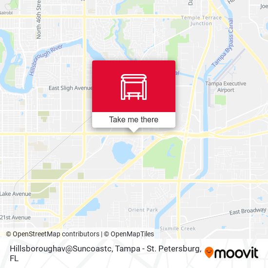 Mapa de Hillsboroughav@Suncoastc