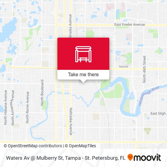 Waters Av @ Mulberry St map
