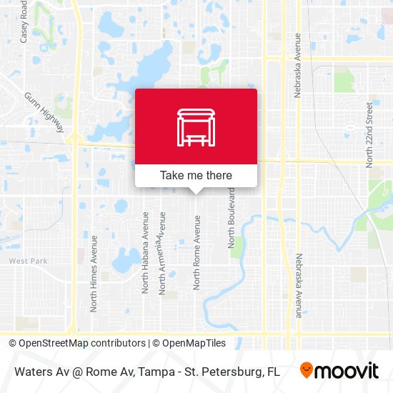 Waters Av @ Rome Av map