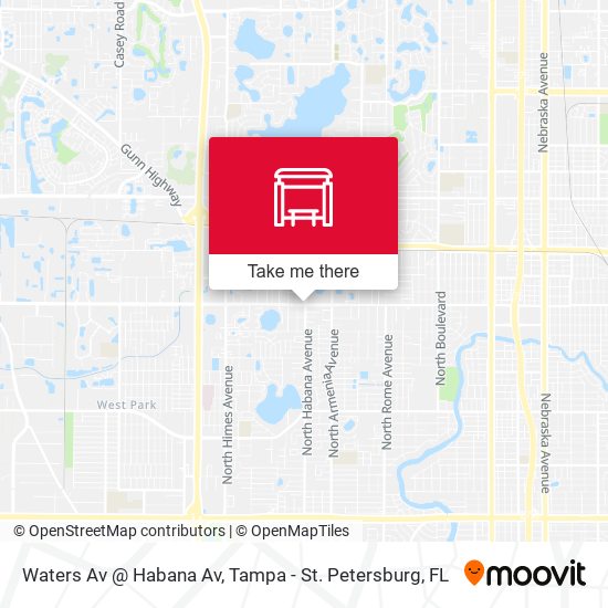 Waters Av @ Habana Av map