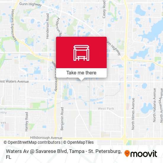 Waters Av @ Savarese Blvd map