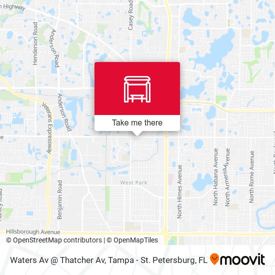 Waters Av @ Thatcher Av map