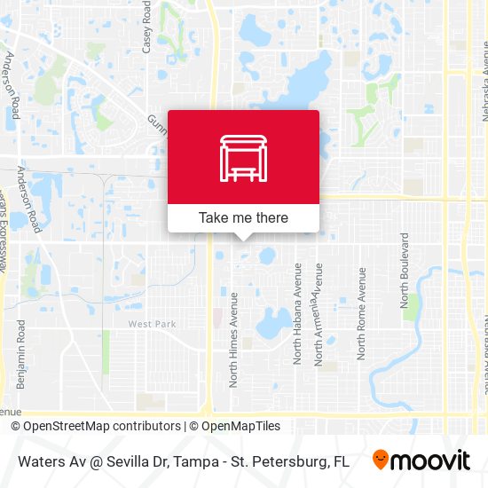 Waters Av @ Sevilla Dr map