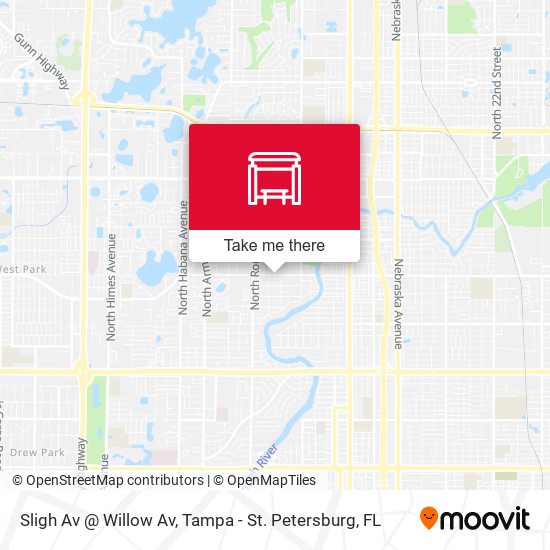Sligh Av @ Willow Av map