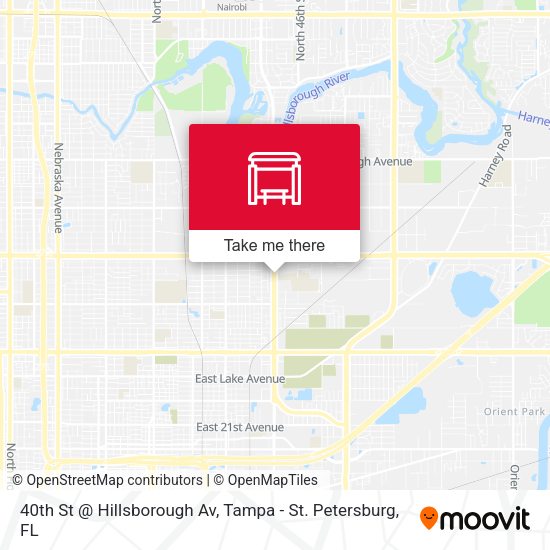 Mapa de 40th St @ Hillsborough Av