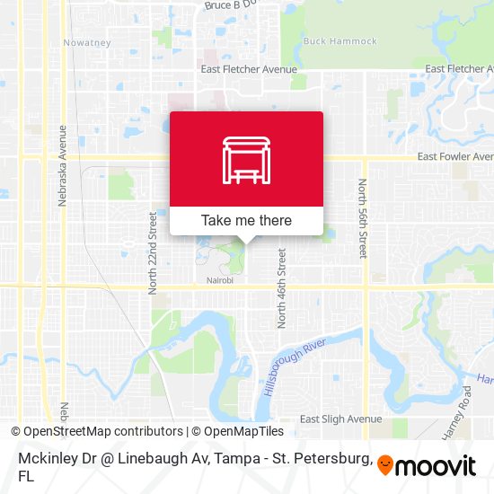 Mckinley Dr @ Linebaugh Av map