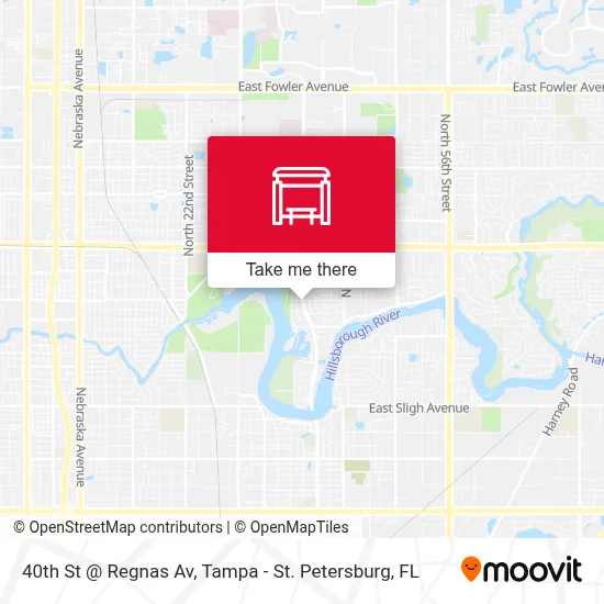 40th St @ Regnas Av map