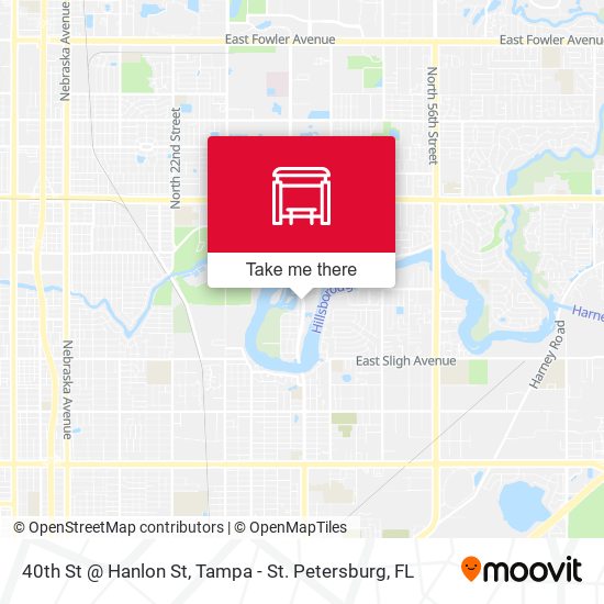 Mapa de 40th St @ Hanlon St