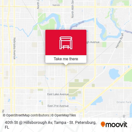 Mapa de 40th St @ Hillsborough Av