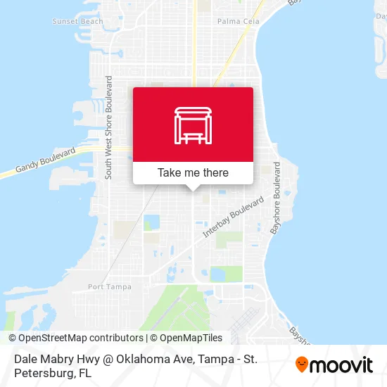 Dale Mabry Hwy @ Oklahoma Ave map