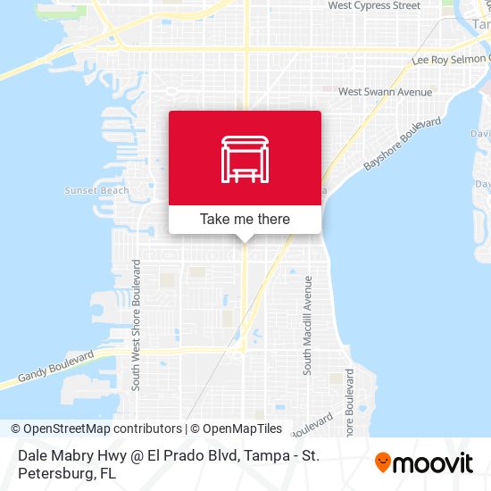 Mapa de Dale Mabry Hwy @ El Prado Blvd