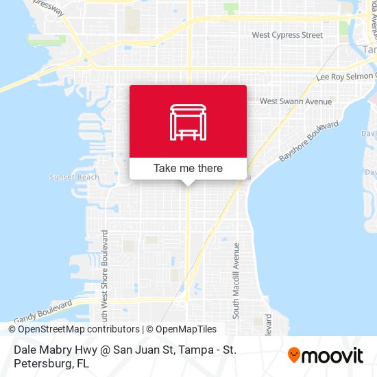 Dale Mabry Hwy @ San Juan St map