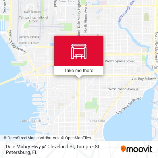 Dale Mabry Hwy @ Cleveland St map