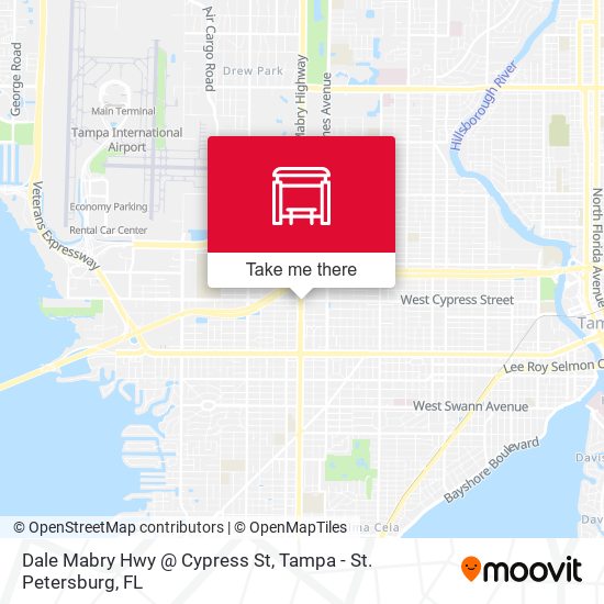 Dale Mabry Hwy @ Cypress St map