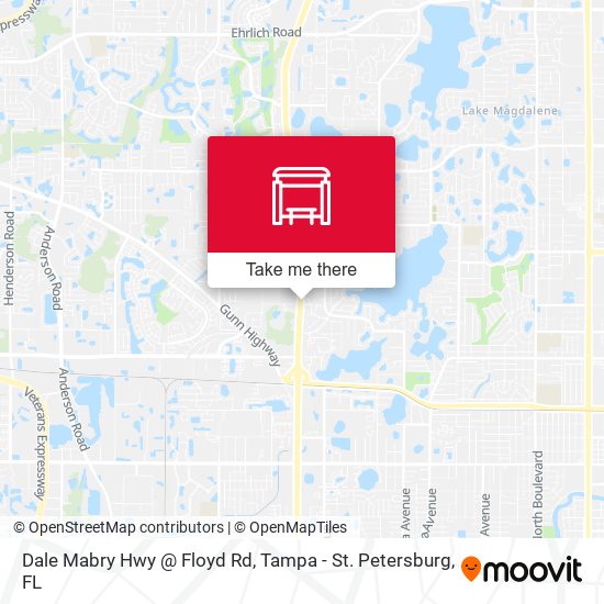 Dale Mabry Hwy @ Floyd  Rd map