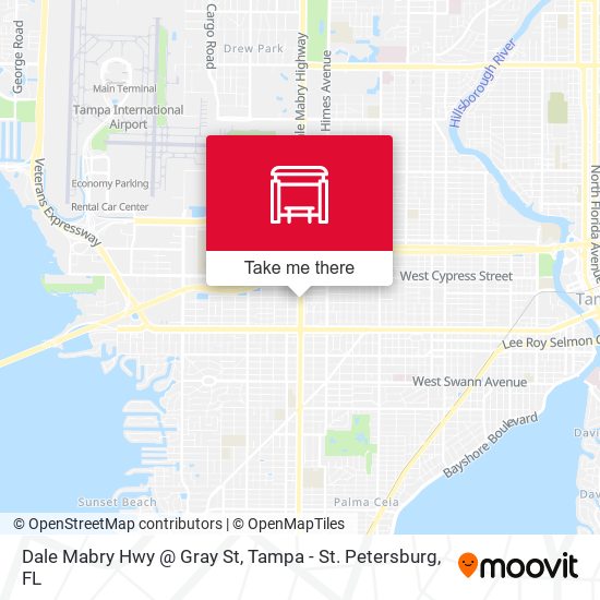 Mapa de Dale Mabry Hwy @ Gray St