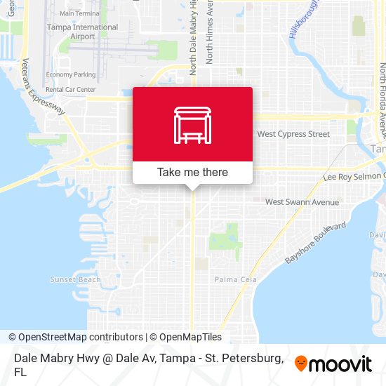 Dale Mabry Hwy @ Dale Av map