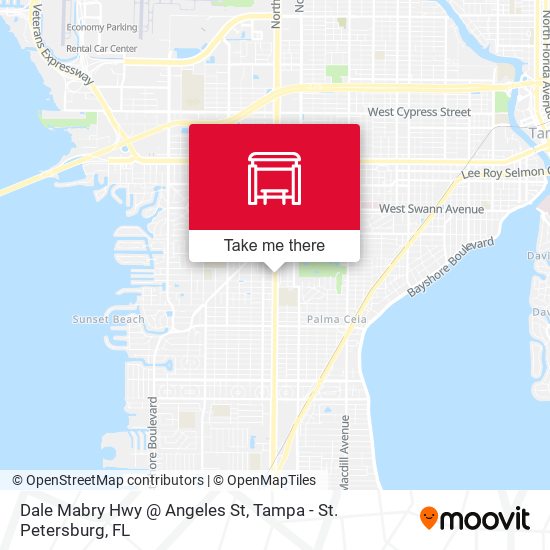 Mapa de Dale Mabry Hwy @ Angeles St