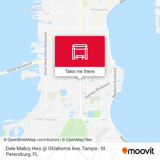 Mapa de Dale Mabry Hwy @ Oklahoma Ave