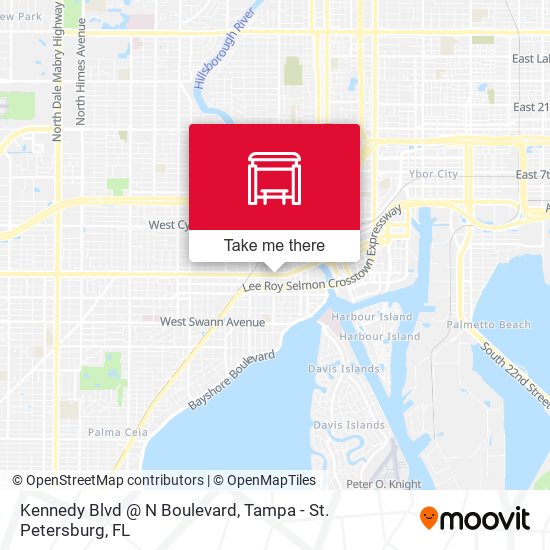 Kennedy Blvd @ N Boulevard map