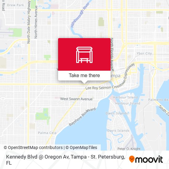Kennedy Blvd @ Oregon Av map