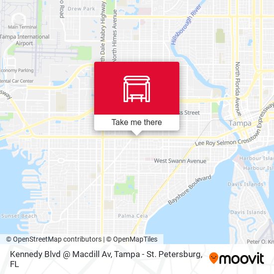 Kennedy Blvd @ Macdill Av map