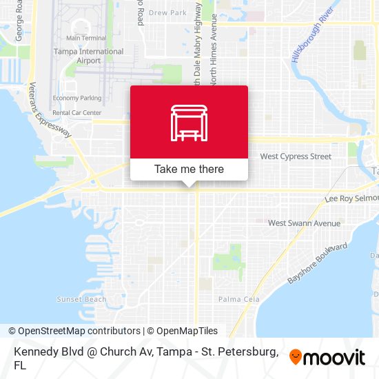 Kennedy Blvd @ Church Av map