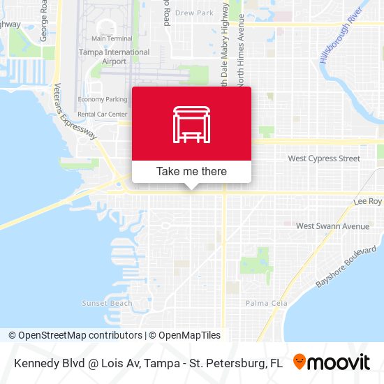 Kennedy Blvd @ Lois Av map