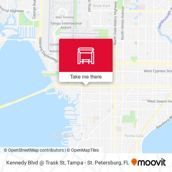Kennedy Blvd @ Trask St map