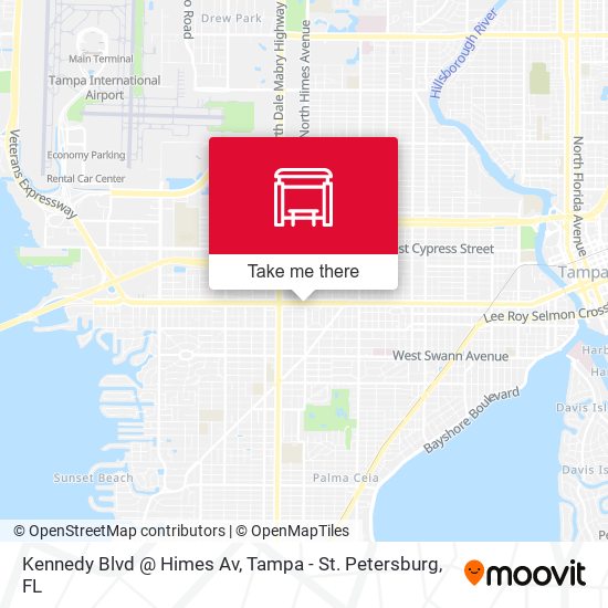 Kennedy Blvd @ Himes Av map