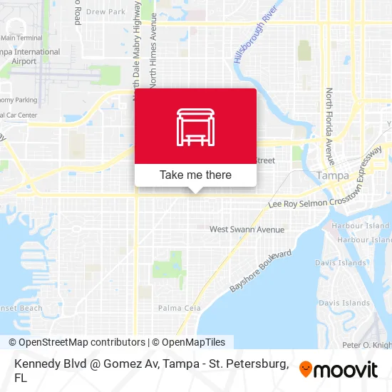 Mapa de Kennedy Blvd @ Gomez Av