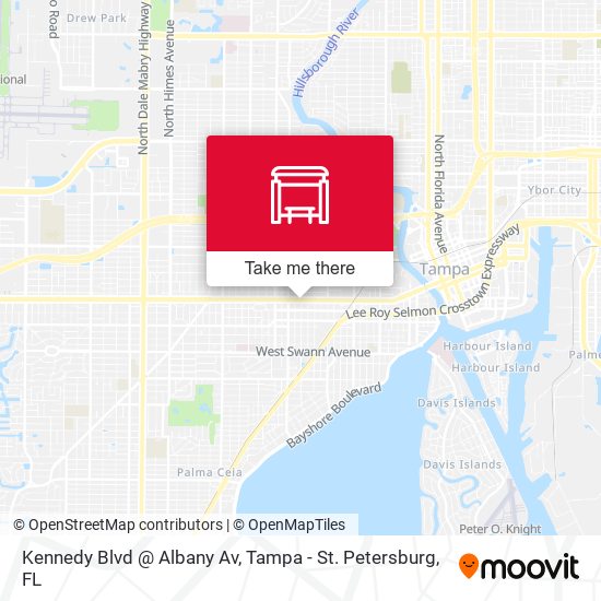 Mapa de Kennedy Blvd @ Albany Av
