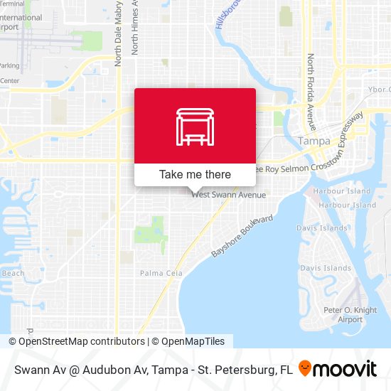 Swann Av @ Audubon Av map