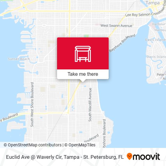 Euclid Ave @ Waverly Cir map