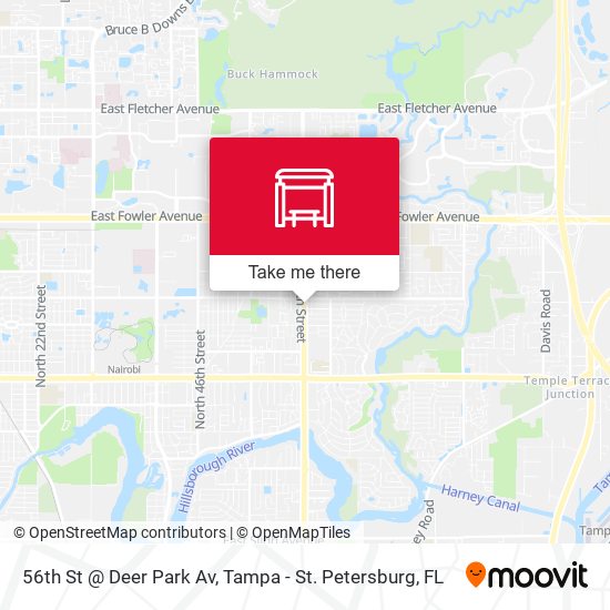 Mapa de 56th St @ Deer Park Av