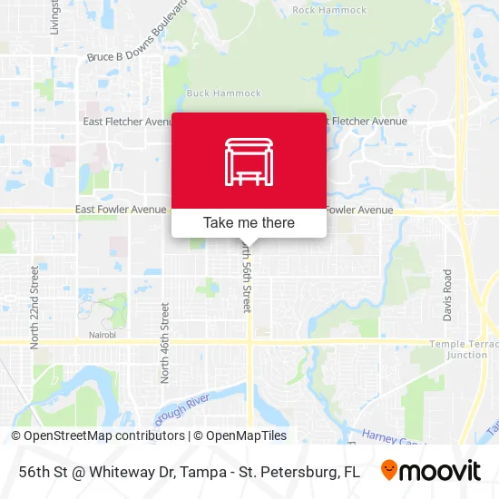Mapa de 56th St @ Whiteway Dr