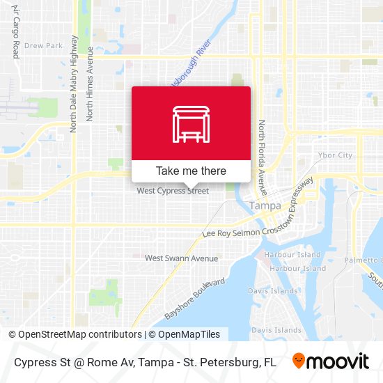 Cypress St @ Rome Av map