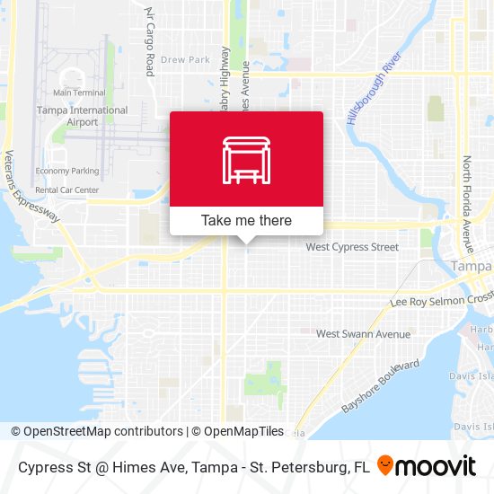 Cypress St @ Himes Ave map