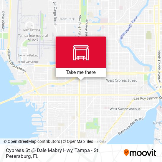 Mapa de Cypress St @ Dale Mabry Hwy