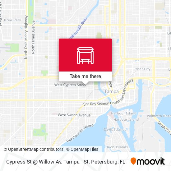 Cypress St @ Willow Av map