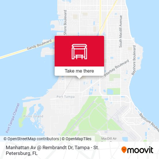 Manhattan Av @ Rembrandt Dr map
