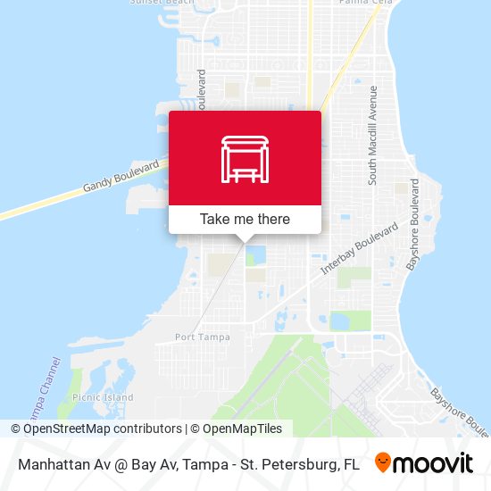 Manhattan Av @ Bay Av map