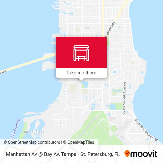 Manhattan Av @ Bay Av map