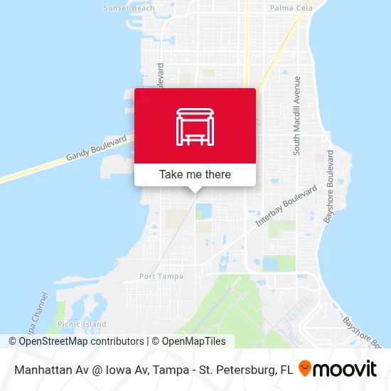 Manhattan Av @ Iowa Av map
