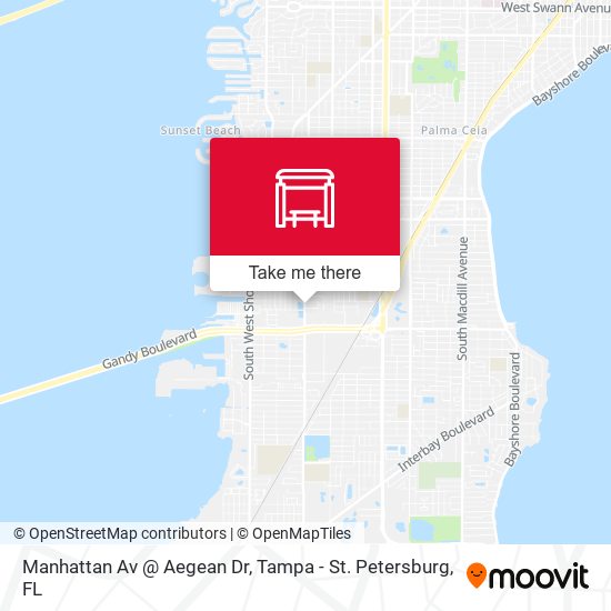 Manhattan Av @ Aegean Dr map