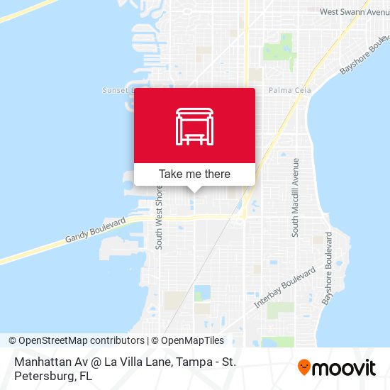 Mapa de Manhattan Av @ La Villa Lane